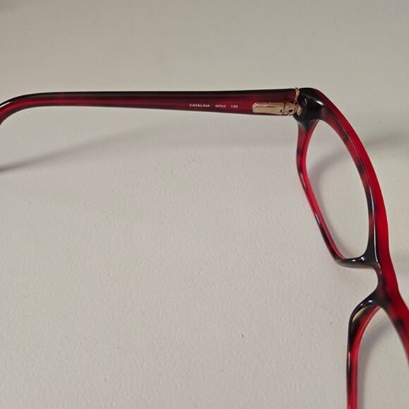 Kate Spade Catalina 0FN1 135  Red Frame Only - Picture 3 of 6